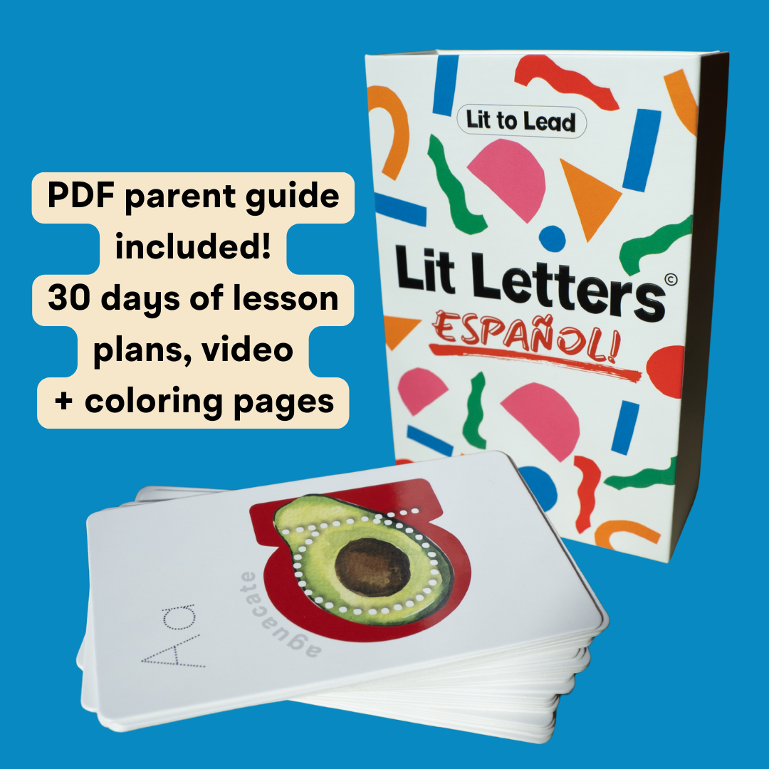 Lit Letters Español: Learn Spanish Phonics Faster | Embedded Pictograph Mnemonics for Spanish Letter Learning