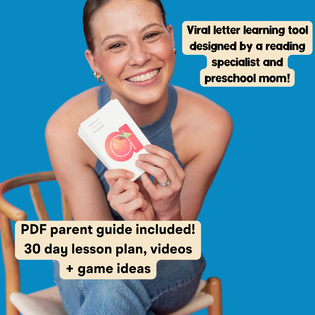 Lit Letters Flashcards Official Lit to Lead Product | Learn Letter Sounds up to 2X Faster | Alphabet Flash Cards | Embedded Pictograph Mnemonic