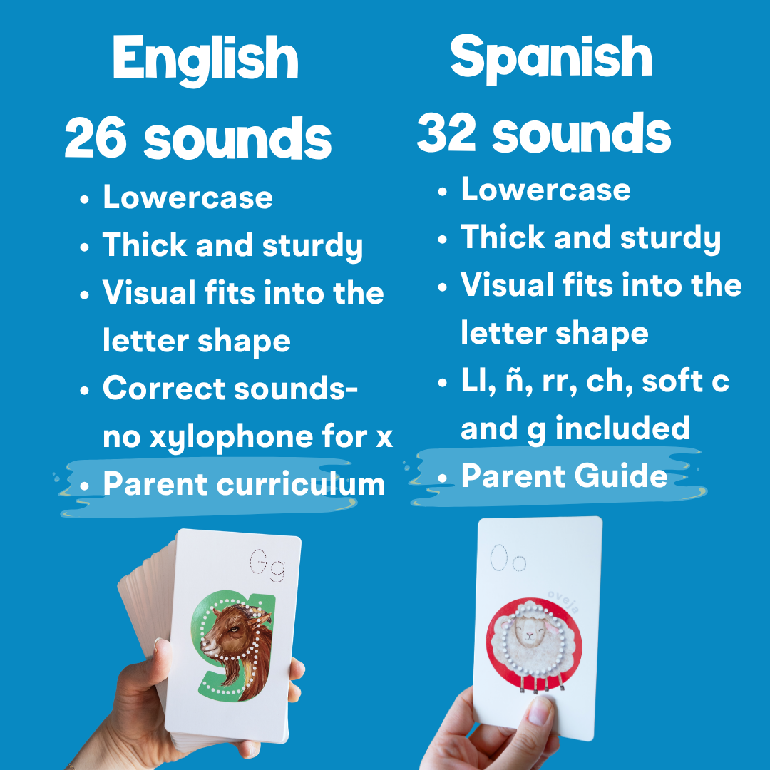 Lit Letters Español and English Bundle: Learn Letters 2x Faster in Spanish and English